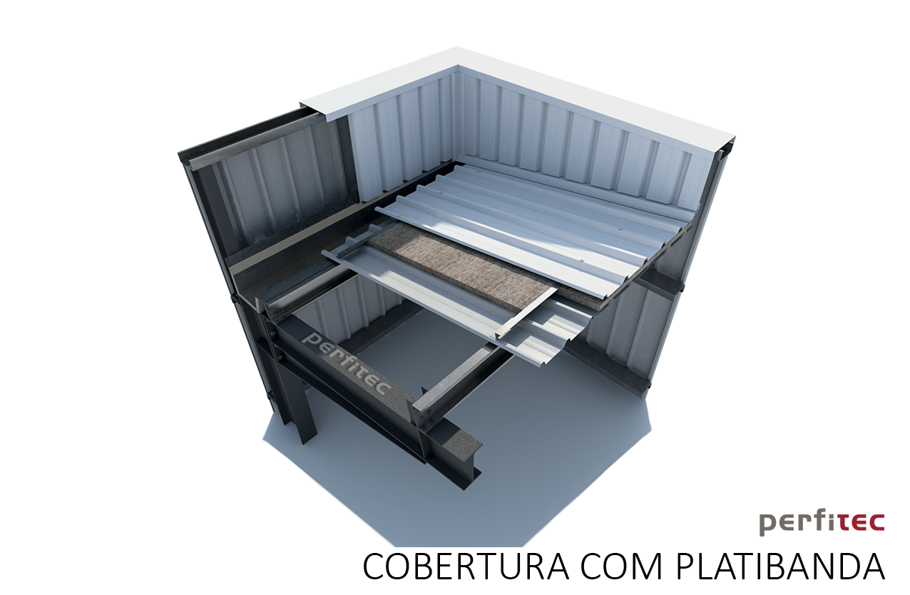 COBERTURA COM PLATIBANDA