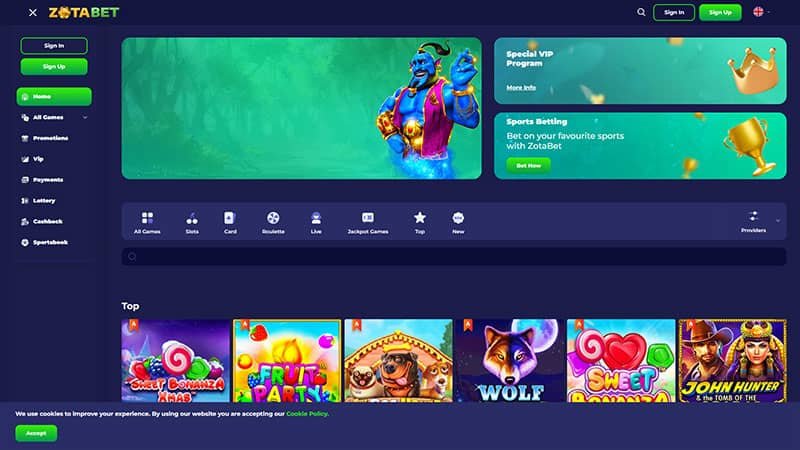 Image: Entdecken Sie das vollständige Erfahrung auf Zotabet Casino Deutschland Online!